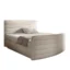 AN - Moebel 4u Boxspringbett CLEO in Beige, Liegefläche 120x200 cm – mit Bettkasten, Bonellfederkern