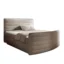 AN - Moebel 4u Boxspringbett CLEO in Braun, Liegefläche 120x200 cm – mit Bettkasten, Bonellfederkern