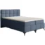 Beautysofa Boxspringbett SOLIDO in Blau, Liegefläche 140x200 cm – mit Bettkasten