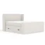 Maison de Reve Boxspringbett FREELAND in Beige, Liegefläche 140x200 cm – mit Bettkasten, Taschenfederkern
