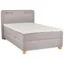 Moderano Boxspringbett MODERANO in Beige, Liegefläche 100x200 cm – mit Bettkasten, Bonellfederkern