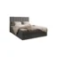 Möblo Boxspringbett BETT in Grau, Liegefläche 140x200 cm – mit Bettkasten
