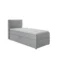 S - Style Möbel Boxspringbett ECLIPSE in Grau, Liegefläche 90x200 cm – mit Bettkasten